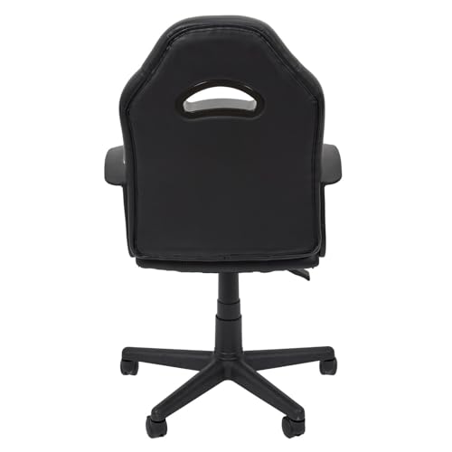 Chaises HOME DECO FACTORY HD6725 en Bois d’ingénierie Noir/Rouge, L57 H91/103 cm
