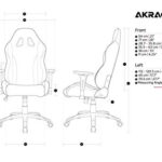AKRacing California Siège de Jeu PC Simili Cuir Violet et Blanc