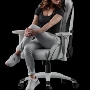 AKRacing California Siège de Jeu PC Simili Cuir Violet et Blanc