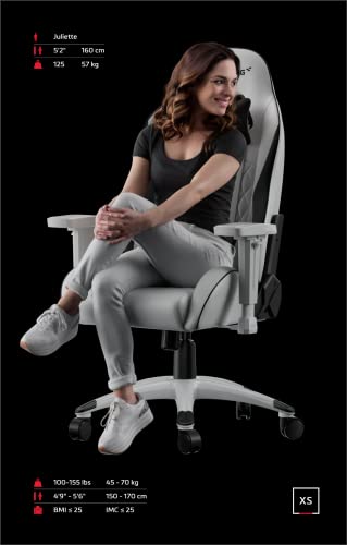 AKRacing California Siège de Jeu PC Simili Cuir Violet et Blanc