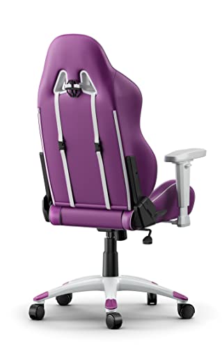 AKRacing California Siège de Jeu PC Simili Cuir Violet et Blanc