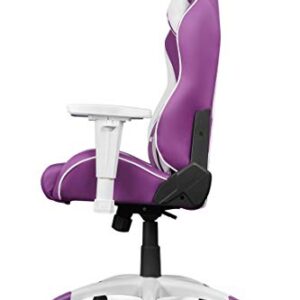 AKRacing California Siège de Jeu PC Simili Cuir Violet et Blanc