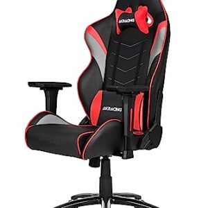 AKRacing LX Plus : Siège de Jeu PC Noir et Rouge Capitonné