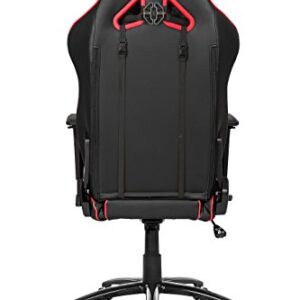 AKRacing LX Plus : Siège de Jeu PC Noir et Rouge Capitonné