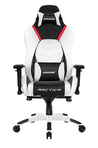 AKRacing Masters Série Premium AK-Premium-Arctica : Siège Gaming Taille Unique