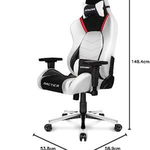 AKRacing Masters Série Premium AK-Premium-Arctica : Siège Gaming Taille Unique