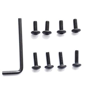 Accoudoirs de Rechange Universels WADY pour Chaises de Bureau Noir