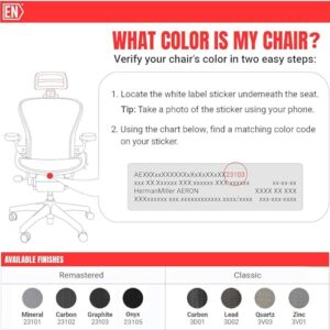 Appui-tête Original Engineered Now pour Chaise Herman Miller Aeron H3
