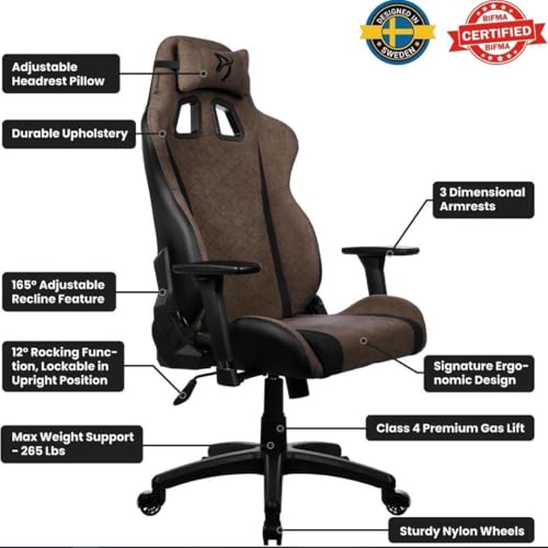 Arozzi Avanti Chair : Ergonomic Gaming & Office Chair with 3D Armrests