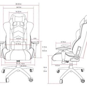 Arozzi Inizio Noir : Chaise Gaming Ergonomique et Stylée