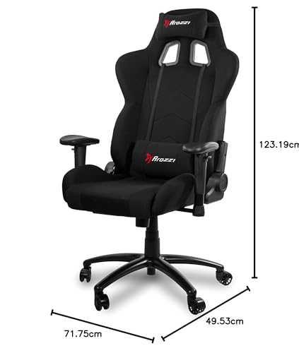 Arozzi Inizio Noir : Chaise Gaming Ergonomique et Stylée