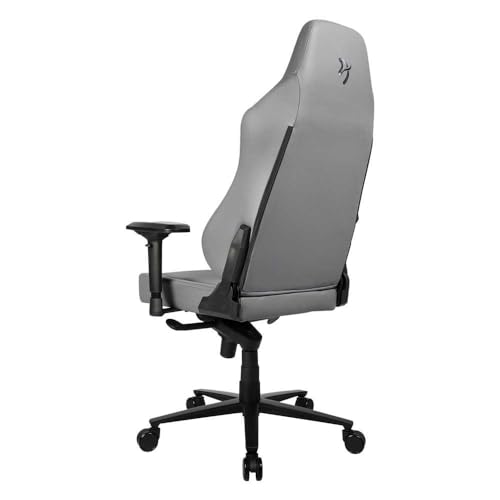 Arozzi Primo Chaise de jeu marron en cuir intégral avec coussin souple
