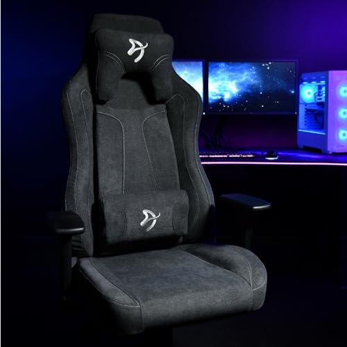 Arozzi Vernazza Gaming Chair en Polsterstoff – Dunkelgrau