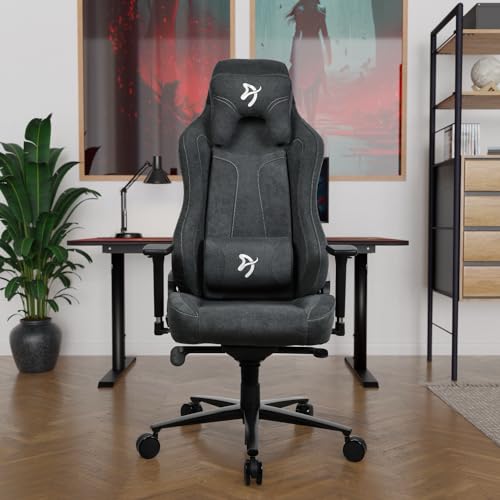 Arozzi Vernazza Gaming Chair en Polsterstoff – Dunkelgrau