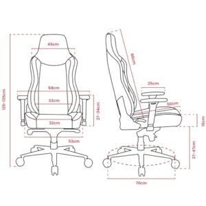 Arozzi Vernazza Gaming Chair en Polsterstoff – Dunkelgrau