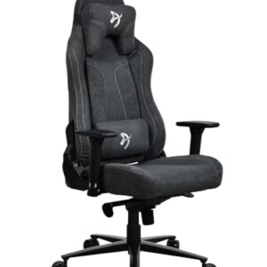 Arozzi Vernazza Soft Fabric™ Fauteuil de Bureau Gris Foncé