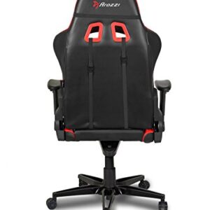 Arozzi Verona XL+ Fauteuil Gamer Rouge en Faux Cuir 58x57x138 cm