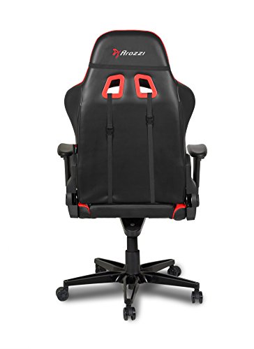Arozzi Verona XL+ Fauteuil Gamer Rouge en Faux Cuir 58x57x138 cm