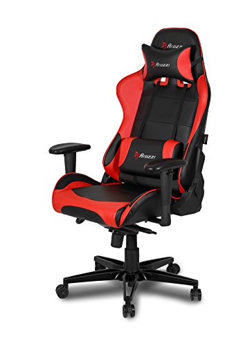 Arozzi Verona XL+ Fauteuil Gamer Rouge en Faux Cuir 58x57x138 cm