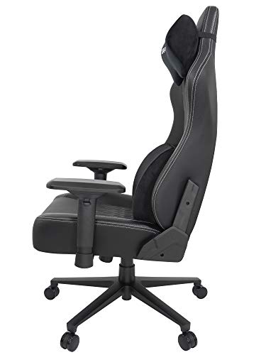 Siège Gamer ORAXEAT MX850 – Coussin Tête et Lombaire, Réglable Noir/Blanc