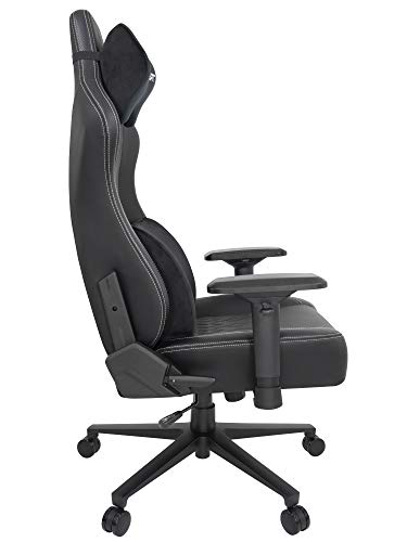 Siège Gamer ORAXEAT MX850 – Coussin Tête et Lombaire, Réglable Noir/Blanc