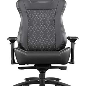ORAXEAT Siège Gamer XL800 avec Coussins Mémoire Forme – Noir/Blanc