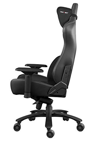 ORAXEAT Siège Gamer XL800 avec Coussins Mémoire Forme – Noir/Blanc