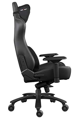ORAXEAT Siège Gamer XL800 avec Coussins Mémoire Forme – Noir/Blanc