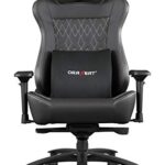 ORAXEAT Siège Gamer XL800 avec Coussins Mémoire Forme - Noir/Blanc