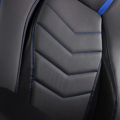 Fauteuil Gamer HJH OFFICE 729428 GAMEBREAKER POLARYS Simili-Cuir Gris/Bleu