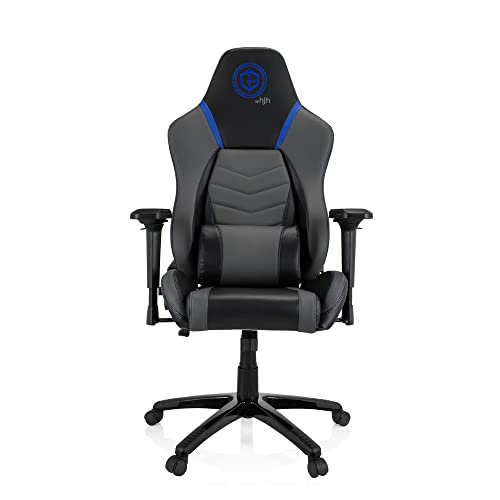 Fauteuil Gamer HJH OFFICE 729428 GAMEBREAKER POLARYS Simili-Cuir Gris/Bleu