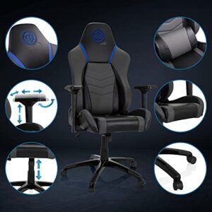 Fauteuil Gamer HJH OFFICE 729428 GAMEBREAKER POLARYS Simili-Cuir Gris/Bleu