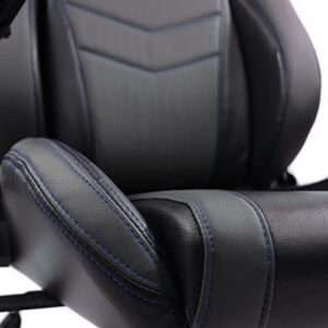 Fauteuil Gamer HJH OFFICE 729428 GAMEBREAKER POLARYS Simili-Cuir Gris/Bleu
