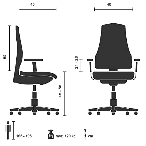 Fauteuil Gamer HJH OFFICE 729428 GAMEBREAKER POLARYS Simili-Cuir Gris/Bleu