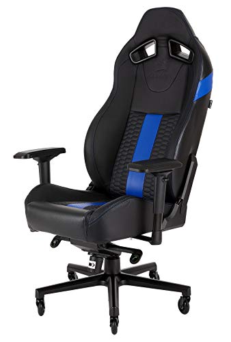 T2 Road Warrior – Fauteuil Gaming Ergonomique Noir/Bleu, Accoudoirs 4D, Confort Optimal