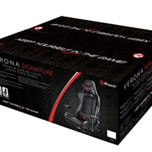Fauteuil Gamer Arozzi Verona Signature PU Noir/Bleu pour Confort Optimal