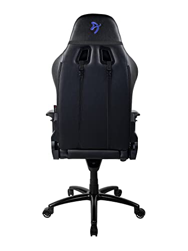 Fauteuil Gamer Arozzi Verona Signature PU Noir/Bleu pour Confort Optimal
