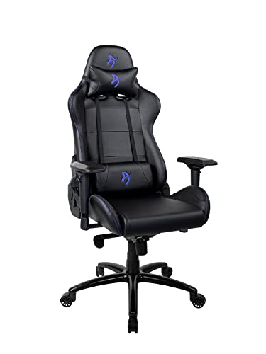 Fauteuil Gamer Arozzi Verona Signature PU Noir/Bleu pour Confort Optimal