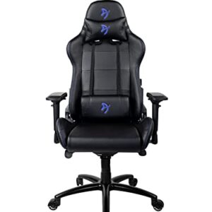 Fauteuil Gamer Arozzi Verona Signature PU Noir/Bleu pour Confort Optimal