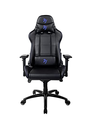 Fauteuil Gamer Arozzi Verona Signature PU Noir/Bleu pour Confort Optimal