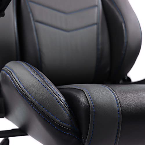 Fauteuil Gamer HJH OFFICE 729428 GAMEBREAKER POLARYS Simili-Cuir Gris/Bleu