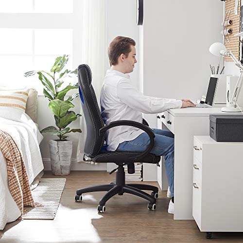 Bureau Racing SONGMICS OBG56L: Fauteuil Gamer Confortable, Réglable et Pivotant