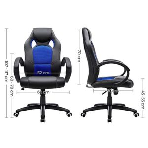 Bureau Racing SONGMICS OBG56L: Fauteuil Gamer Confortable, Réglable et Pivotant