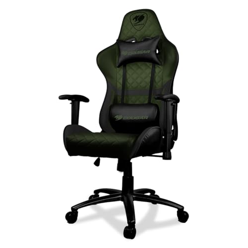 COUGAR Gaming Armor One X : Fauteuil Gamer Simili Cuir Vert Large