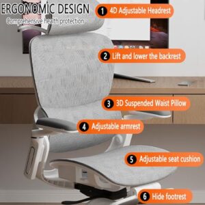 CUCKQUIC Chaise de Jeu Ergonomique pour Adultes – Support Lombaire