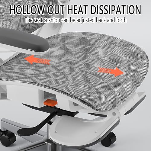 CUCKQUIC Chaise de Jeu Ergonomique pour Adultes – Support Lombaire