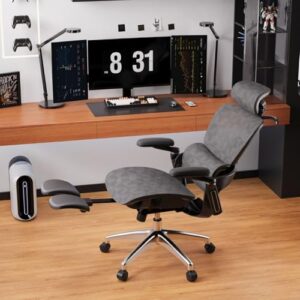 CUCKQUIC Chaise de Jeu Ergonomique pour Adultes – Support Lombaire