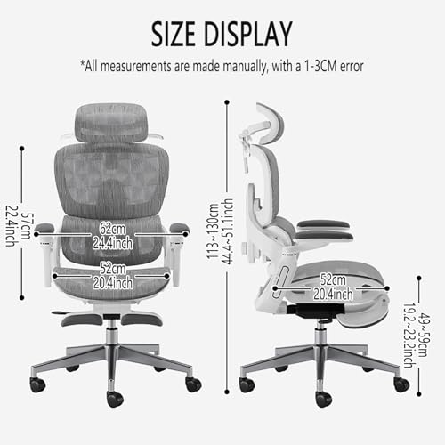 CUCKQUIC Chaise de Jeu Ergonomique pour Adultes – Support Lombaire