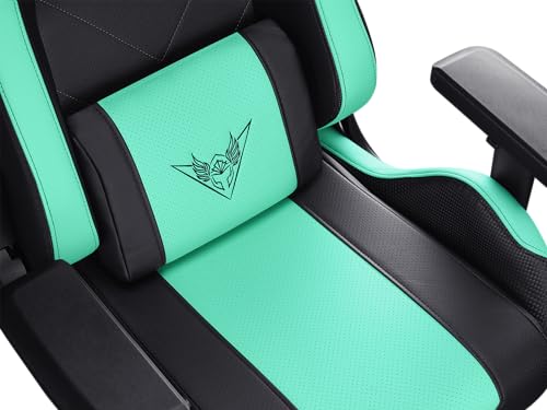 Chaise Gamer Ergonomique VALK Gaia – Aqua Menthe, Accoudoirs 4D, Inclinable