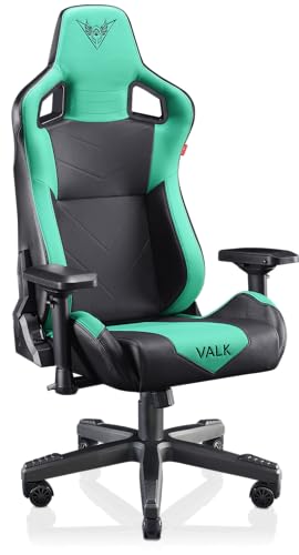 Chaise Gamer Ergonomique VALK Gaia – Aqua Menthe, Accoudoirs 4D, Inclinable